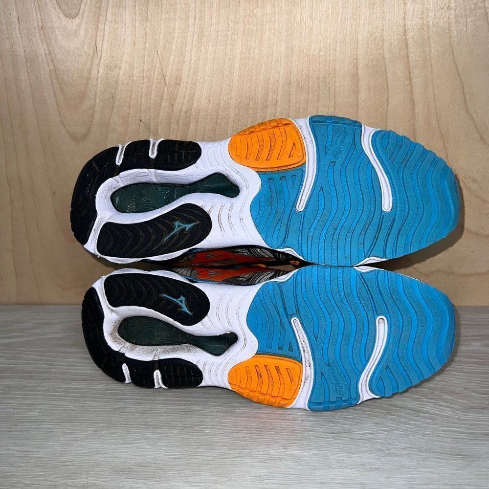 ‎Mizuno Wave Paradox 4 White/Black/Orange/Blue Women's 6.5 - Picture 7 of 10